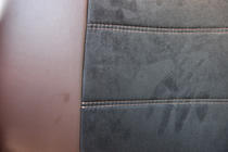 Toyota Land Cruiser Prado 120 2002–2009 Sædeovertræk i kunstlæder + stof + Alcantara Antara A088 (komplet kabine) foto 16
