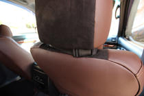 Toyota Land Cruiser Prado 120 2002–2009 Sædeovertræk i kunstlæder + stof + Alcantara Antara A088 (komplet kabine) foto 18