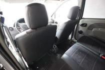 Dacia Logan I 2005–2008 Sædeovertræk i økolæder+stof+Alcantara Antara A001 (komplet kabinesæt) foto 10