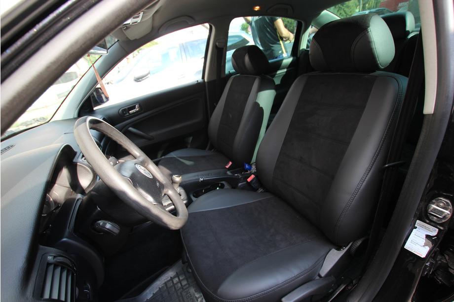 Volkswagen Passat B5 1997–2005 Sædeovertræk i økolæder+stof+Alcantara Antara A001 (komplet kabinesæt) Image
