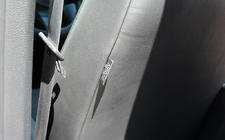 Volkswagen Golf 6 2008–2014 Sædeovertræk i økolæder+stof+Alcantara Antara A001 (komplet kabinesæt) foto 10