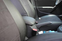 Volkswagen Golf 6 2008–2014 Sædeovertræk i økolæder+stof+Alcantara Antara A001 (komplet kabinesæt) foto 5