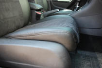 Volkswagen Golf 6 2008–2014 Sædeovertræk i økolæder+stof+Alcantara Antara A001 (komplet kabinesæt) foto 9