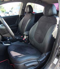 Hyundai Accent 2011–2017 Sædeovertræk i økolæder+stof+Alcantara Antara A001 (komplet kabinesæt) foto 8
