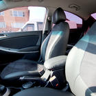 Hyundai Accent 2011–2017 Sædeovertræk i økolæder+stof+Alcantara Antara A001 (komplet kabinesæt) foto 9