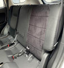 Mitsubishi Outlander 2012–2021 Sædeovertræk i økolæder+stof+Alcantara Antara A001 (komplet kabinesæt) foto 1