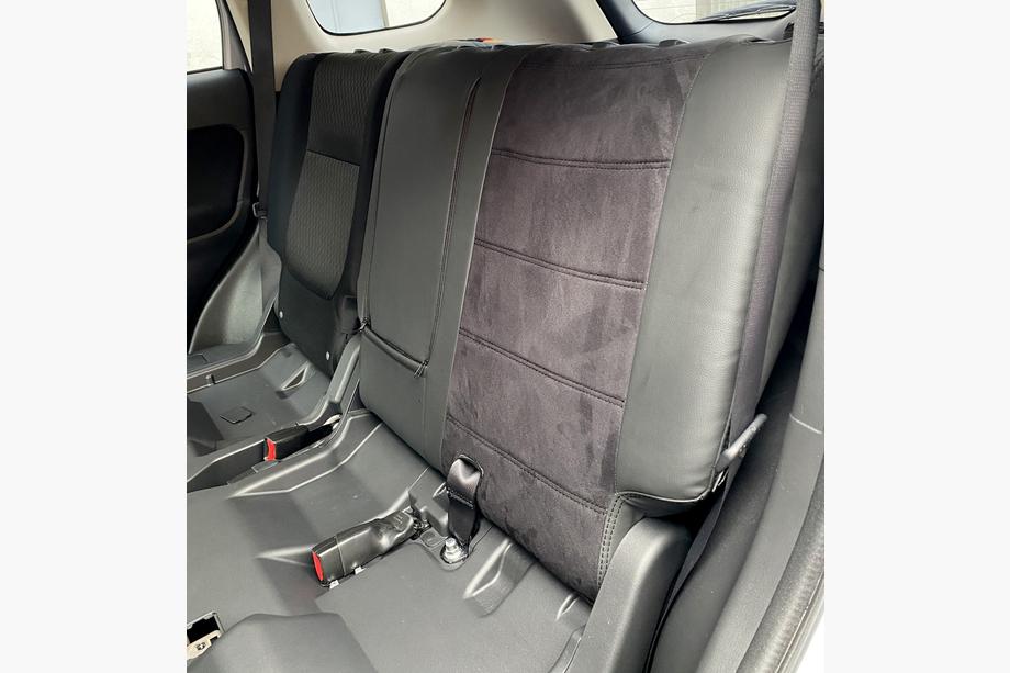 Mitsubishi Outlander 2012–2021 Sædeovertræk i økolæder+stof+Alcantara Antara A001 (komplet kabinesæt) Image