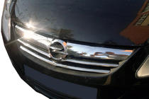 Opel Corsa D 2007–2014 Grillister (3 dele, rustfrit stål) foto 1