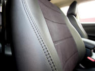 Nissan Qashqai 2014–2021 Sædeovertræk i økolæder+stof+Alcantara Antara A001 (komplet kabinesæt) foto 20