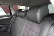 Volkswagen Passat B7 2012–2015 Sædeovertræk i økolæder+stof+Alcantara Antara A001 (komplet kabinesæt) foto 4