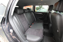 Volkswagen Passat B7 2012–2015 Sædeovertræk i økolæder+stof+Alcantara Antara A001 (komplet kabinesæt) foto 5
