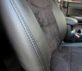 Kia Sportage 2015–2021 Sædeovertræk i økolæder+stof+Alcantara Antara A001 (komplet kabinesæt) foto 19