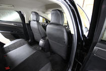 Ford Fusion 2012–2020 Sædeovertræk i økolæder+stof+Alcantara Antara A001 (komplet kabinesæt) foto 9