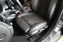 BMW X1 E84 2009–2015 Sædeovertræk i økolæder+stof+Alcantara Antara A001 (komplet kabinesæt) foto 8