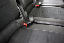Volkswagen Touran 2003–2010 Sædeovertræk i økolæder+stof+Alcantara Antara A001 (komplet kabinesæt) foto 10
