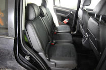 Volkswagen Touran 2003–2010 Sædeovertræk i økolæder+stof+Alcantara Antara A001 (komplet kabinesæt) foto 1