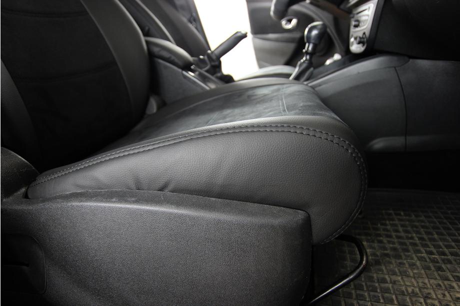 Renault Megane III 2009–2016 Sædeovertræk i økolæder+stof+Alcantara Antara A001 (komplet kabinesæt) Foto 8