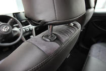 Toyota Yaris/Yaris Cross (XP210) 2020– Sædeovertræk i økolæder+stof+Alcantara Antara A001 (komplet kabinesæt) foto 8