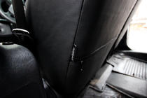 Mercedes Citan 2013–2021 Sædeovertræk i økolæder+stof+Alcantara Antara A001 (komplet kabinesæt) foto 2