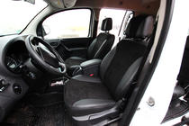 Mercedes Citan 2013–2021 Sædeovertræk i økolæder+stof+Alcantara Antara A001 (komplet kabinesæt) foto 6
