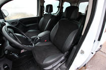 Mercedes Citan 2013–2021 Sædeovertræk i økolæder+stof+Alcantara Antara A001 (komplet kabinesæt) foto 7