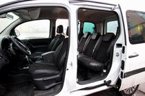 Mercedes Citan 2013–2021 Sædeovertræk i økolæder+stof+Alcantara Antara A001 (komplet kabinesæt) foto 1