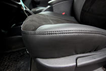 Mercedes Citan 2013–2021 Sædeovertræk i økolæder+stof+Alcantara Antara A001 (komplet kabinesæt) foto 11