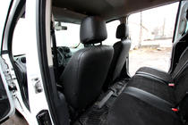 Mercedes Citan 2013–2021 Sædeovertræk i økolæder+stof+Alcantara Antara A001 (komplet kabinesæt) foto 9