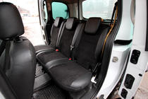 Mercedes Citan 2013–2021 Sædeovertræk i økolæder+stof+Alcantara Antara A001 (komplet kabinesæt) foto 3