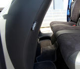 Volkswagen Caddy 2010–2015 Sædeovertræk i kunstlæder + stof + alcantara Antara A001b (komplet sæt til hele kabinen) foto 2