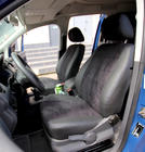 Volkswagen Caddy 2010–2015 Sædeovertræk i kunstlæder + stof + alcantara Antara A001b (komplet sæt til hele kabinen) foto 11