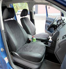 Volkswagen Caddy 2010–2015 Sædeovertræk i kunstlæder + stof + alcantara Antara A001b (komplet sæt til hele kabinen) foto 1