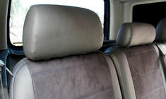 Volkswagen Caddy 2010–2015 Sædeovertræk i kunstlæder + stof + alcantara Antara A001b (komplet sæt til hele kabinen) foto 14