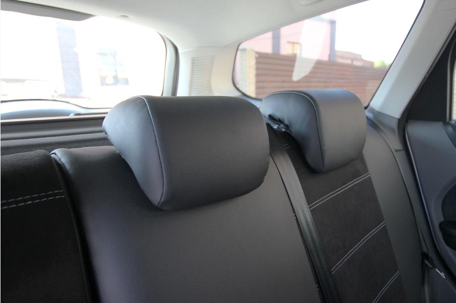Ford Focus III 2011–2017 Sædebetræk i økolæder+stof+antara Antara A001g (komplet kabinesæt) Foto 6