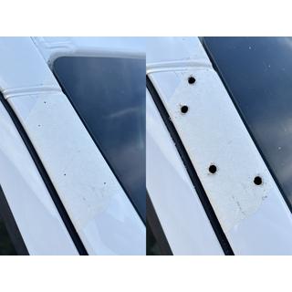 Solskærm til forrude med ramme V2 (sort højglans, 5 mm) Mercedes Sprinter W906 2006–2018 foto 3