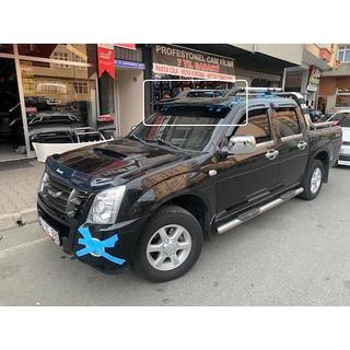 Forrudevisir på ramme V1 (sort højglans, 5 mm) Isuzu D-Max 2011–2019 foto 1