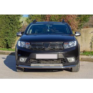 Frontbøjle Texas (60 mm, rustfrit stål) Renault Sandero 2013–2022 foto 1