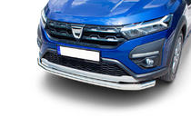 Dacia Sandero 2021– Frontbøjle Texas (60 mm, rustfrit stål) foto 1