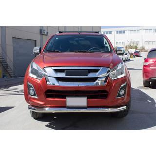 Frontbøjle Texas (76 mm, rustfrit stål) Isuzu D-Max 2011–2019 foto 1