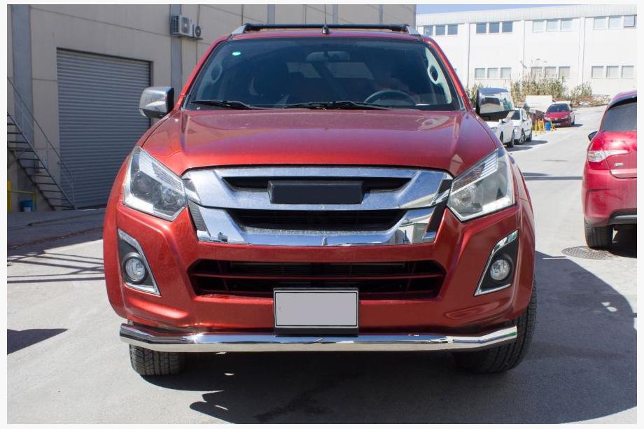 Isuzu D-Max 2011–2019 Frontbøjle Texas (76 mm, rustfrit stål) Image