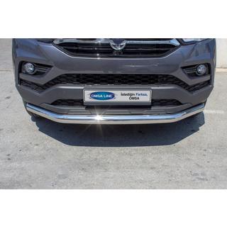Frontbøjle Texas (76 mm, rustfrit stål) SsangYong Musso ІІ 2018– foto 2