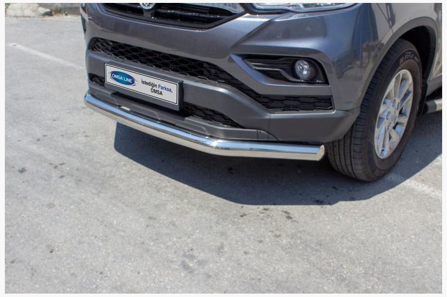 SsangYong Musso II 2018– Frontbøjle Texas (76 mm, rustfrit stål) Image
