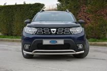 Dacia Duster 2018–2024 Frontbeskyttelsesbøjle Vegas (60/42 mm, rustfri stål) foto 3