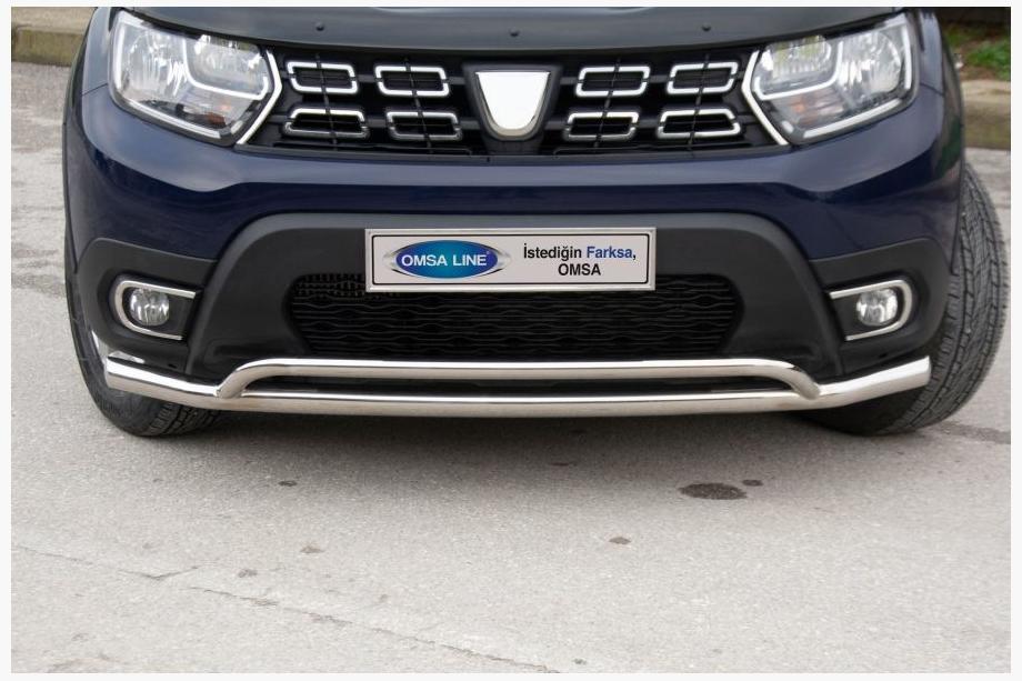 Dacia Duster 2018–2024 Frontbeskyttelsesbøjle Vegas (60/42 mm, rustfri stål) Image