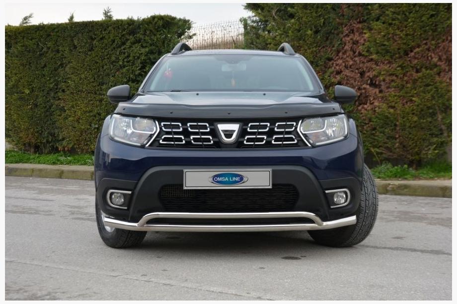 Renault Duster 2018–2024 Frontbeskyttelsesbøjle Vegas (60/42 mm, rustfri stål) Image