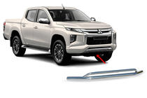 Mitsubishi L200 2015–2024 Dobbelt frontbøjle i rustfrit stål til Vegas 2019+ (76 mm) foto 1