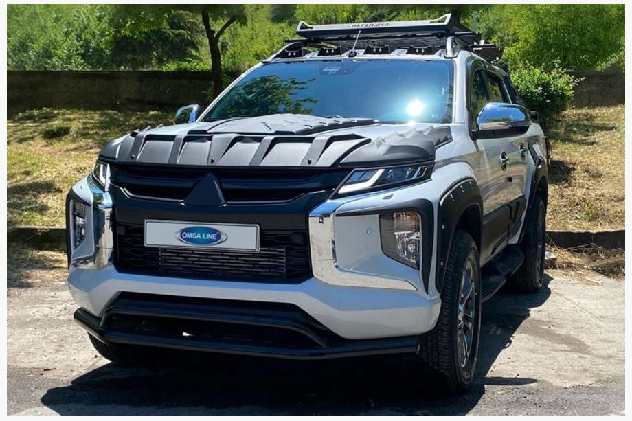 Mitsubishi L200 2015–2024 Dobbelt frontbøjle Vegas 2019+ (sort, 76 mm) Image