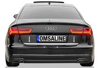 Audi A6 C8 2018–2025 Bagagerumskant OmsaLine (rustfrit stål) foto 1