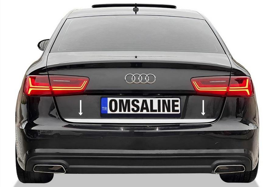 Audi A6 C8 2018–2025 Bagagerumskant OmsaLine (rustfrit stål) Image