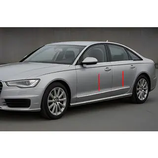 Krom dørlister (6 stk.) Audi A6 C7 2011–2017 foto 1